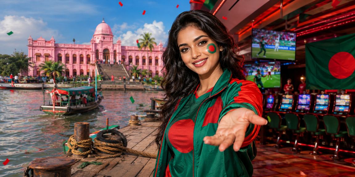 ঢাকায় ক্রিকেট বেটিং প্রোমোশন — লাল-সবুজ থিমে উত্তেজনাপূর্ণ অফার